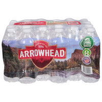 Arrowhead Spring Water, 100% Mountain - 24 Each