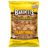 Baken-Ets Fried Pork Skins, Traditional - 4 Ounce