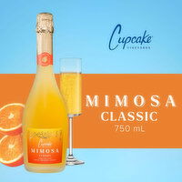 Cupcake Vineyards Classic Mimosa Blend Spain Orange Wine Based Cocktail - 750 Millilitre