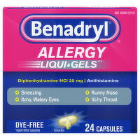 Benadryl Liqui-Gels Allergy - 24 Each
