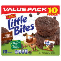 Entenmann's Fudge Mini Brownies, Value Pack, 10 packs, 18 oz - 10 Each