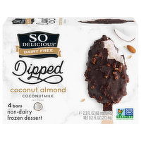 So Delicious Dairy Free Frozen Dessert, Non-Dairy, Coconut Almond, Coconutmilk - 4 Each