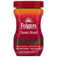 Folgers Coffee, Instant, Classic Roast, 8 Ounce