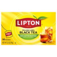 Lipton Decaffeinated Yellow Label Black Tea - 50 Each