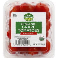 Sun Harvest Tomatoes, Organic, Grape - 10 Ounce