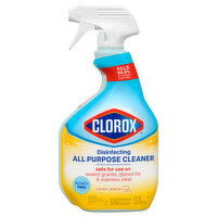 Clorox All Purpose Cleaner, Disinfecting, Crisp Lemon - 32 Ounce