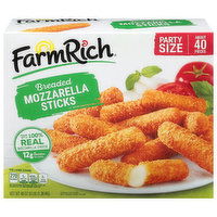 Farm Rich Mozzarella Sticks, Breaded, Party Size - 48 Ounce