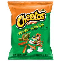 Cheetos Cheese Flavored Snacks, Cheddar Jalapeno, Crunchy - 3.75 Ounce