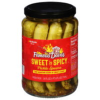 Famous Dave's Pickle Spears, Sweet 'n Spicy, Mild