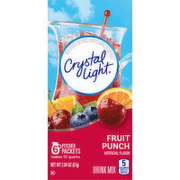 Crystal Light Drink Mix, Fruit Punch, 6 Each