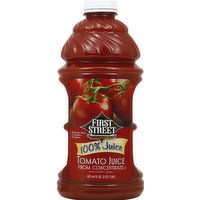 First Street 100% Juice, Tomato - 64 Ounce