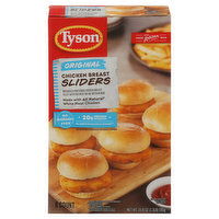 Tyson Sliders, Chicken Breast, Original, 8 Each