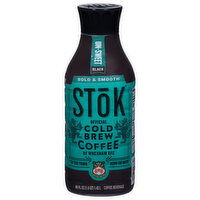 Stok Coffee Beverage, Cold Brew, Bold & Smooth, Un-Sweet, Black - 48 Fluid ounce