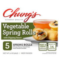 Chung's Spring Rolls, Vegetable - 5 Each