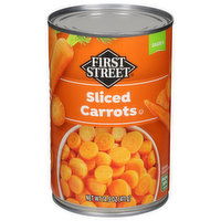 First Street Carrots, Sliced - 14.5 Ounce