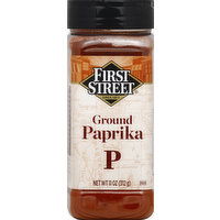 First Street Paprika, Ground, 11 Ounce