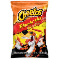 Cheetos Cheese Flavored Snacks, Crunchy, Flamin' Hot Flavored - 2.875 Ounce