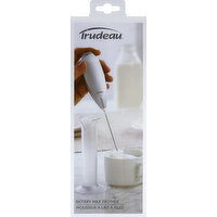 Trudeau Milk Frother, Battery - 1 Each