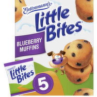 Entenmann's Blueberry Mini Muffins, 5 packs, (4 ct each), 8.25 lbs Case