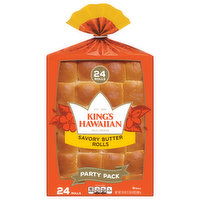 King's Hawaiian Rolls, Savory Butter, Party Pack