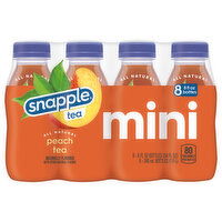 Snapple Tea, Peach, Mini, 8 Each