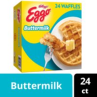 Eggo Frozen Waffles, Buttermilk, Family Pack