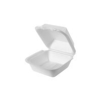 Sandwich Hinged Container White 6x6 AZ/NV - 500 Each
