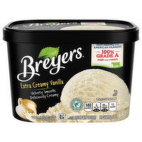 Breyers Frozen Dairy Dessert, Extra Creamy Vanilla - 1.5 Quart