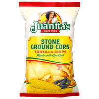 Juanita's Tortilla Chips, Stone Ground Corn - 15 Ounce