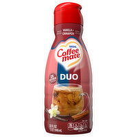 Coffee-Mate Creamer, Non-Dairy, Vanilla + Cinnamon, Duo, 32 Fluid ounce