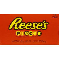 Reese's Pieces Candy, Peanut Butter - 18 Each