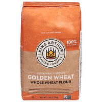 King Arthur Baking Company White Whole Wheat Flour, Stone-Ground - 5 Pound