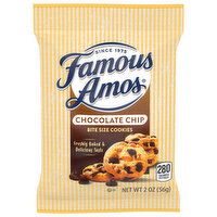 Famous Amos Cookies, Chocolate Chip, Bite Size - 2 Ounce