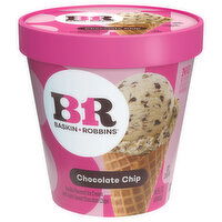 Baskin Robbins Ice Cream, Chocolate Chip - 14 Fluid ounce