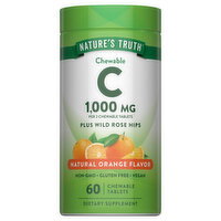 Nature's Truth Chewable Tablets Natural Orange Flavor 1000 mg Vitamin C - 60 Each