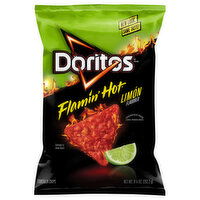 Doritos Tortilla Chips, Flamin' Hot Limon Flavored, 9.75 Ounce