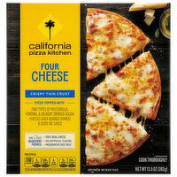 California Pizza Kitchen Pizza, Crispy Thin Crust, Four Cheese - 13.5 Ounce