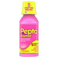 Pepto-Bismol Liquid for Upset Stomach and Diarrhea Relief, Over-the-Counter Medicine - 8 Ounce