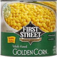 First Street Corn, Golden, Whole Kernel, 75 Ounce