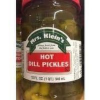 Mrs Klein Dill Pickle Med/Hot 1 gal - 128 Ounce