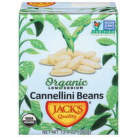 Jack's Quality Organic Low Sodium Cannellini Beans - 13.4 Ounce