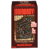 Legendary Foods Protein Pastry, Chocolate Cake Flavored, 4 Pack - 4 Each