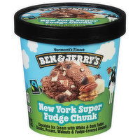 Ben & Jerry's Ice Cream, New York Super Fudge Chunk - 1 Pint