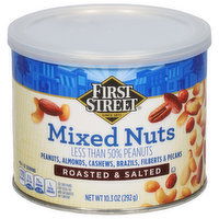 First Street Mixed Nuts, Roasted & Salted - 10.3 Ounce