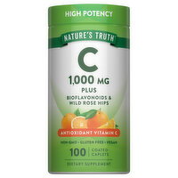 Nature's Truth Coated Caplets 1000 mg Vitamin C - 100 Each
