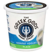 The Greek Gods Greek Style Nonfat Plain Yogurt - 24 Ounce