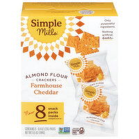 Simple Mills Crackers, Farmhouse Cheddar, Almond Flour - 8 Each