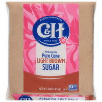 C&H Premium Pure Cane Light Brown Sugar, 64 Ounce