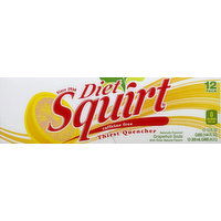 Squirt Soda, Grapefruit, Diet, 12 Pack, 12 Each