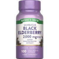 Nature's Truth Sambucus Black Elderberry 100 Capsules - 100 Each